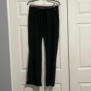 HeartSoul black size M stretchy drawstring and elastic waist Scrub Pants